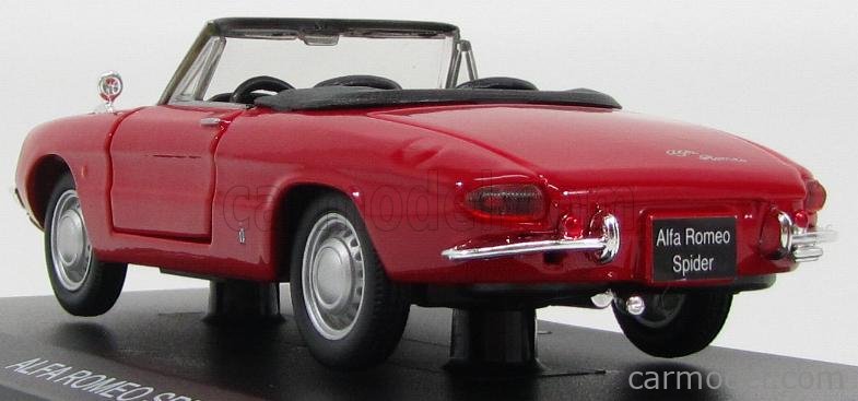 G LGB 1:24 Scale 1966 Alfa Romeo Spider Duetto 1600 Leo Whitebox Diecast Model 