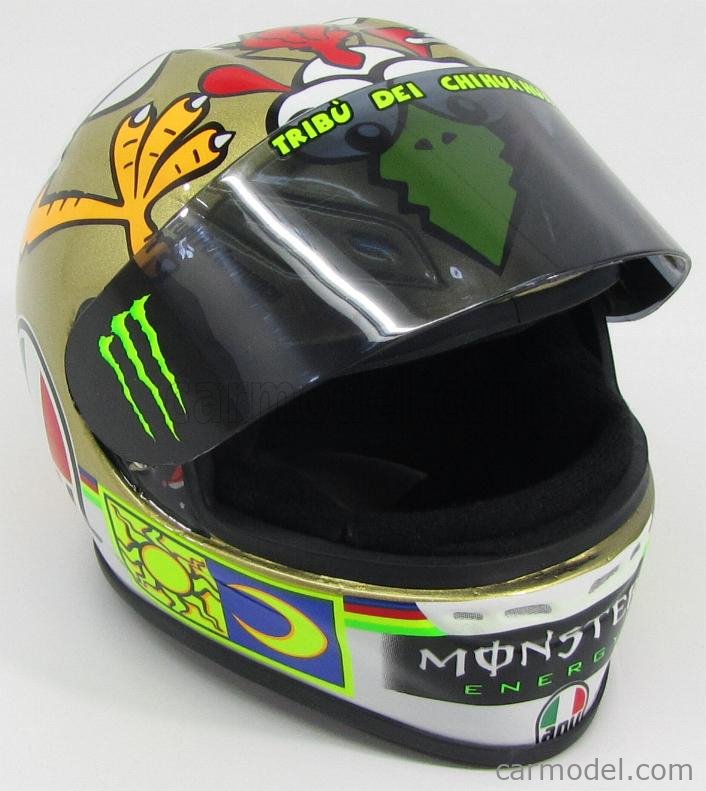 Acquista CASCO AGV VALENTINO ROSSI GP MISANO 'ASINO' MOTOGP 2009