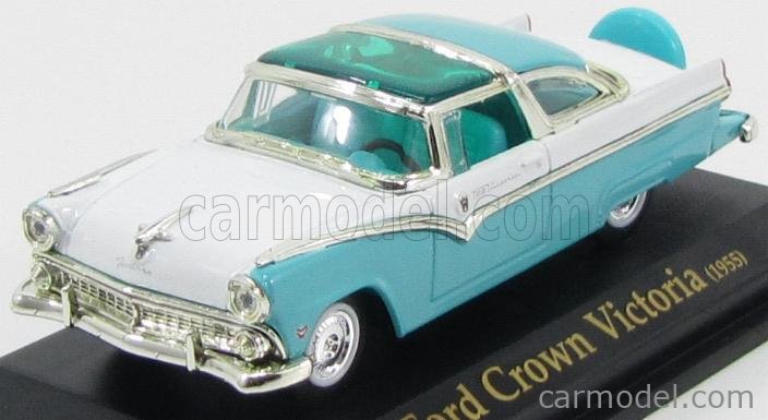 Road Signature Ford Crown Victoria 1955 - Turquoise - Diecast 1/18