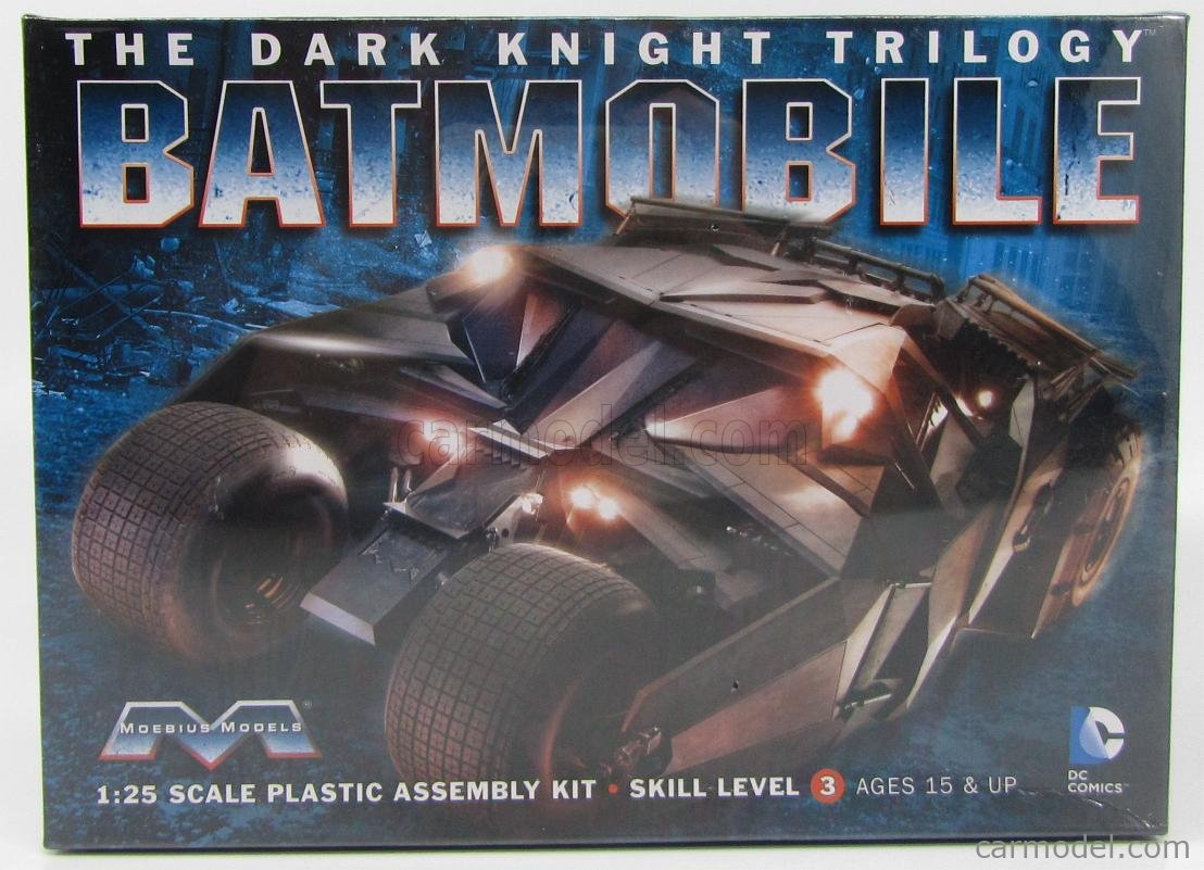 Moebius Models Moes Scale Batman Batmobile The Dark Knight Black