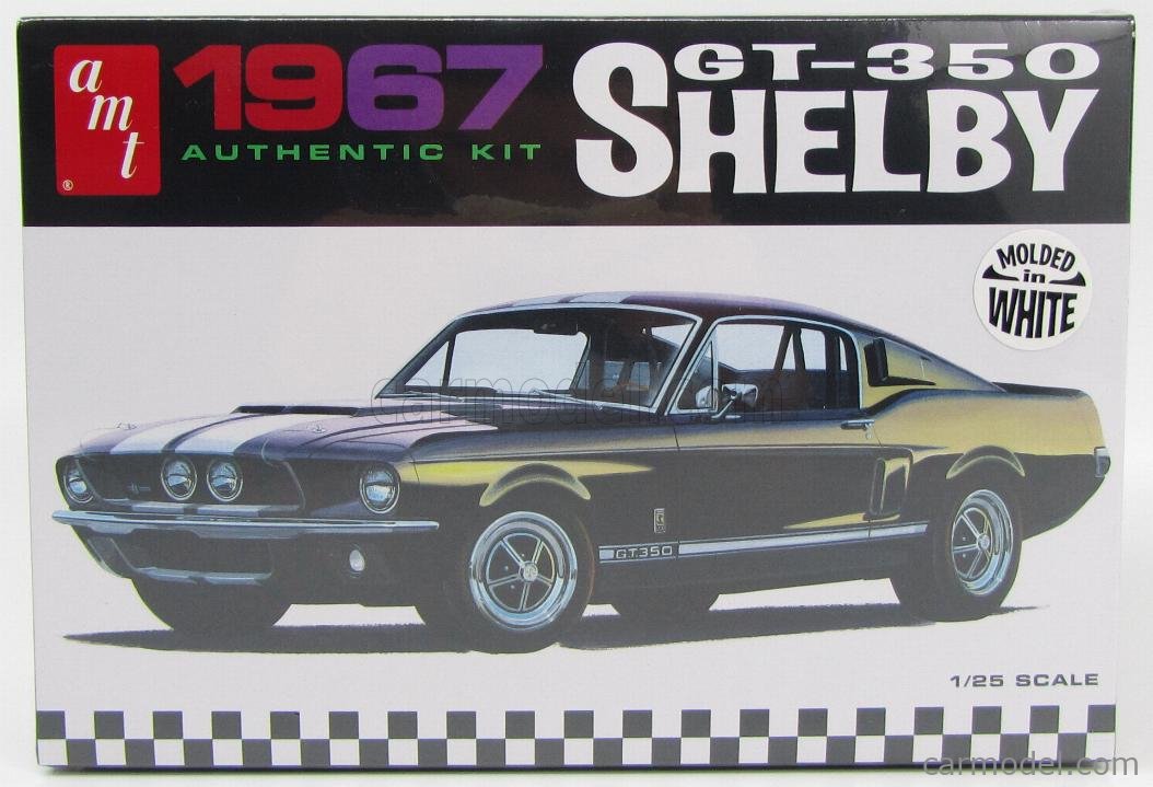 AMT-KIT AMT800/12 Scale 1/25 | FORD USA MUSTANG SHELBY GT 350R COUPE 2 ...