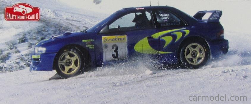 Miniature Subaru Impreza WRC 1/43 - Rallye Monte-Carlo 1998 - Édition Limitée