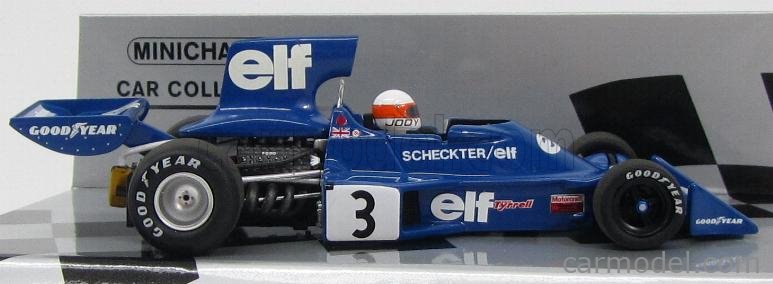 #3 Tyrrell Ford 007 Jody Scheckter 1975 Diecast Model F1 Car 1/43 Minichamps 