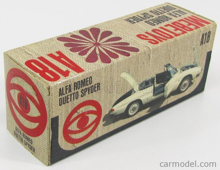 MEBETOYS 　A-18 ALFA ROMEO DUETTO MEBETOYS MATTEL A18 Scale 1/43 | ALFA ROMEO DUETTO SPIDER