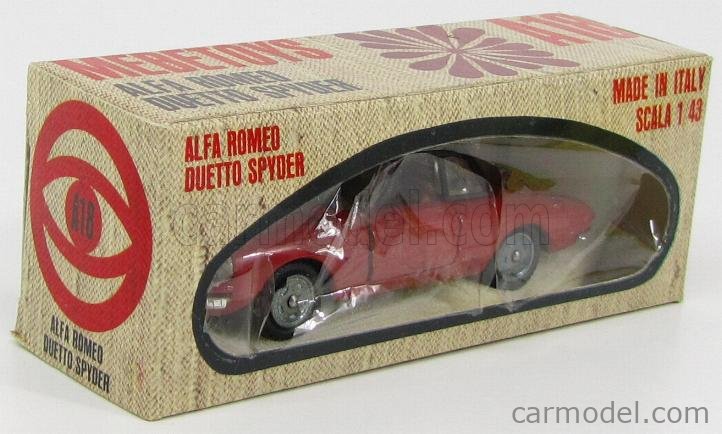MEBETOYS 　A-18 ALFA ROMEO DUETTO Mebetoys Models A18 Alfa Romeo Duetto - QDT