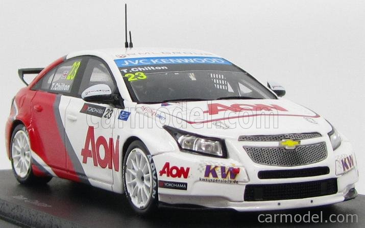 Spark Model S2451 CHEVROLET CRUZE 1.6T N.9 WTCC 2013 A.MAC DOWALL 1:43 Modellino