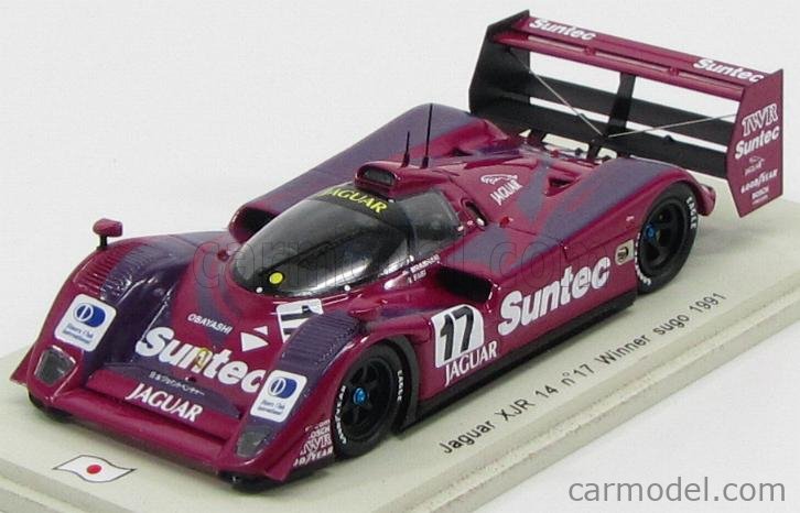 1/43 JSPC 菅生 優勝 spark Jaguar XJR-14 #17 1991 sugo 500 miles