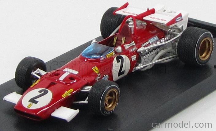 Miniature Brumm 1/43 - Ferrari 312B N°2 Jacky Ickx GP Italie 1970 (R313C)