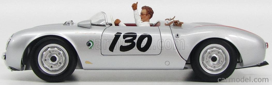 1/18 Schuco 1953-1957 Porsche 550 A Spyder (Red) Diecast Car
