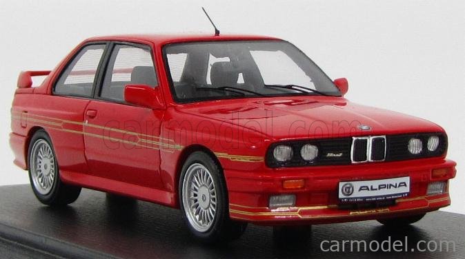 Solido 1/43 - BMW Alpina B6 3.5s Rouge 1990, Miniature De Collection