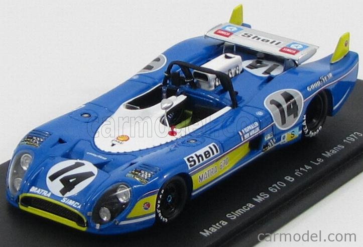 Miniature GTS Résine 1/43 - Matra Jet 6 1967 Bleue - Sans Boîte