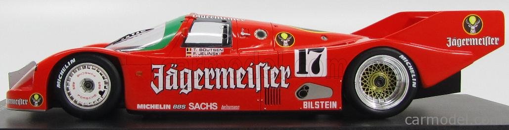 PORSCHE - 962 JAGERMEISTER N 17 WINNER SPA 1986 T.BOUTSEN - J.JELINSKI