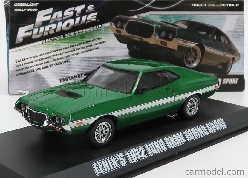 FORD GRAN TORINO 1972 - FAST & FURIOUS 2009 - Die-cast model