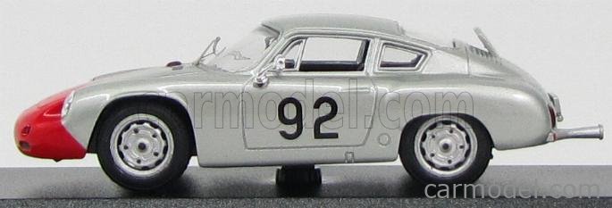 SCHUCO PICCOLO PORSCHE CARRERA 356 GTL ABARTH TARGA FLORIO 1960 #116 STRÄHLE