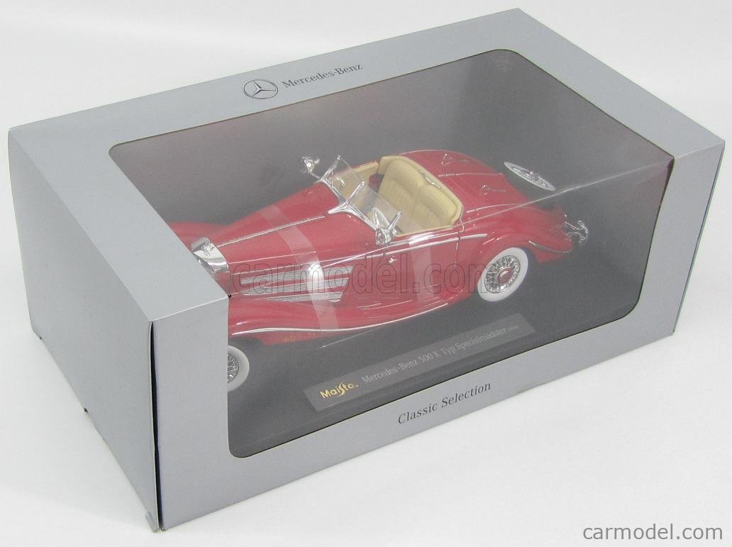 MAISTO B66040618 Scale 1/18 | MERCEDES BENZ 500K TYPE
