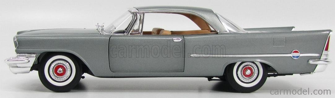 AUTOWORLD AMM1005/06 Scale 1/18 | CHRYSLER 300C 1957 GREY MET