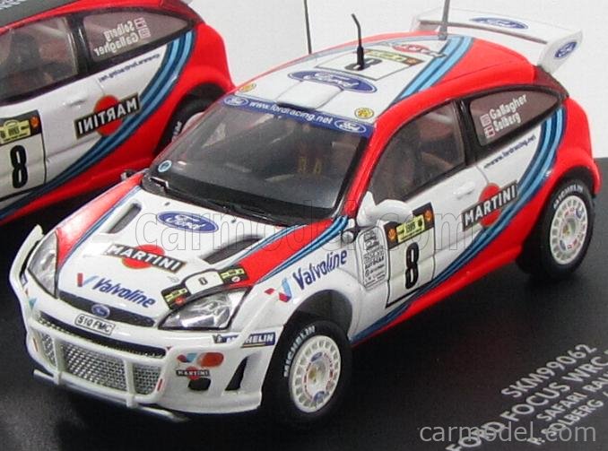 SKID SKM99062 Scale 1/43 | FORD ENGLAND FOCUS WRC MARTINI N 8 RALLY ...