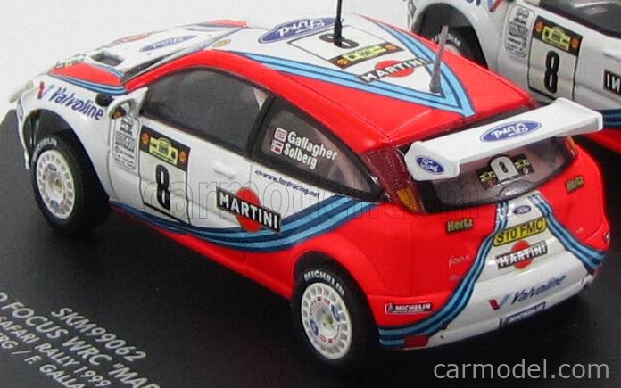 SKID SKM99062 Scale 1/43 | FORD ENGLAND FOCUS WRC MARTINI N 8 RALLY ...