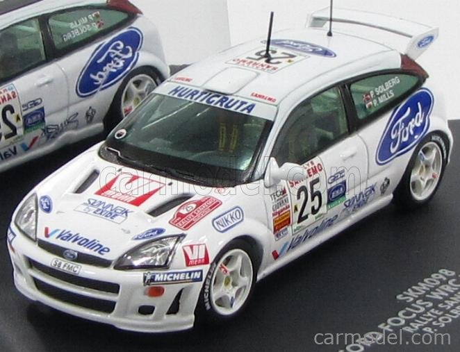 SKID SKM098 Scale 1/43 | FORD ENGLAND FOCUS WRC VALVOLINE N 25 RALLY ...