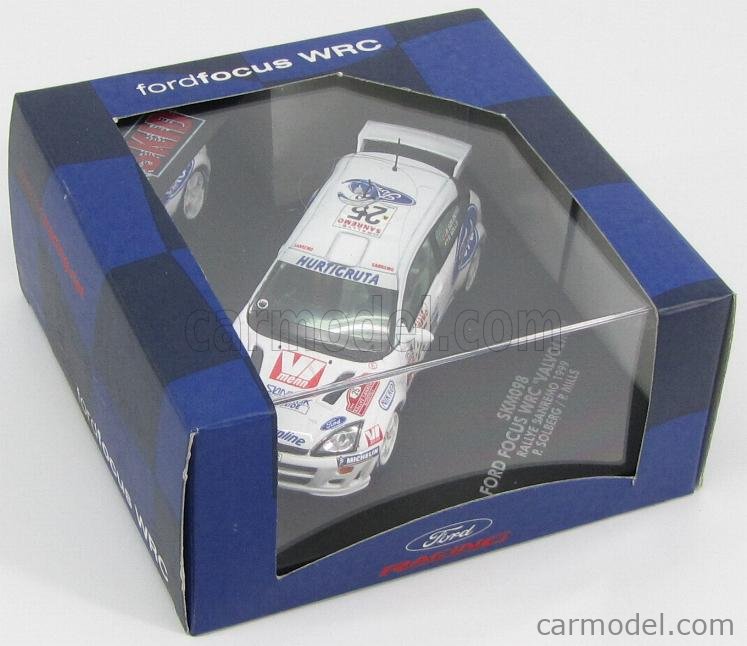 Miniature Skid 1/43 - Ford Focus WRC Portugal 1999 #7 Grist - SKW99005