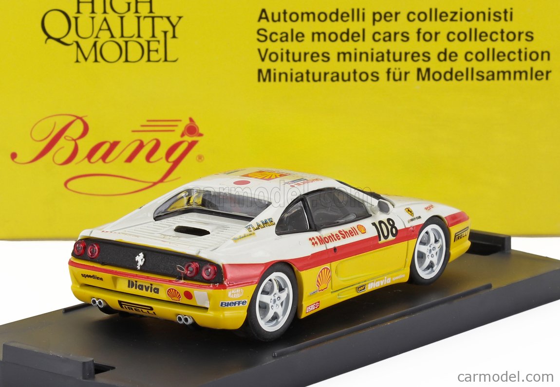 BANG 9605 Scale 1/43 | FERRARI 355 BERLINETTA N 108 CHALLENGE 1996