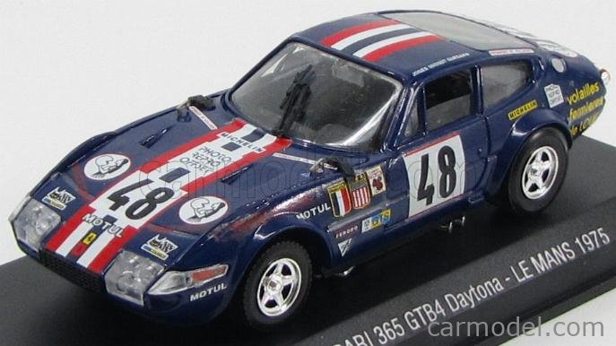 FERRARI DAYTONA N°47 LE MANS 1975 TOP MODEL TMC010 1:43 12ème de re