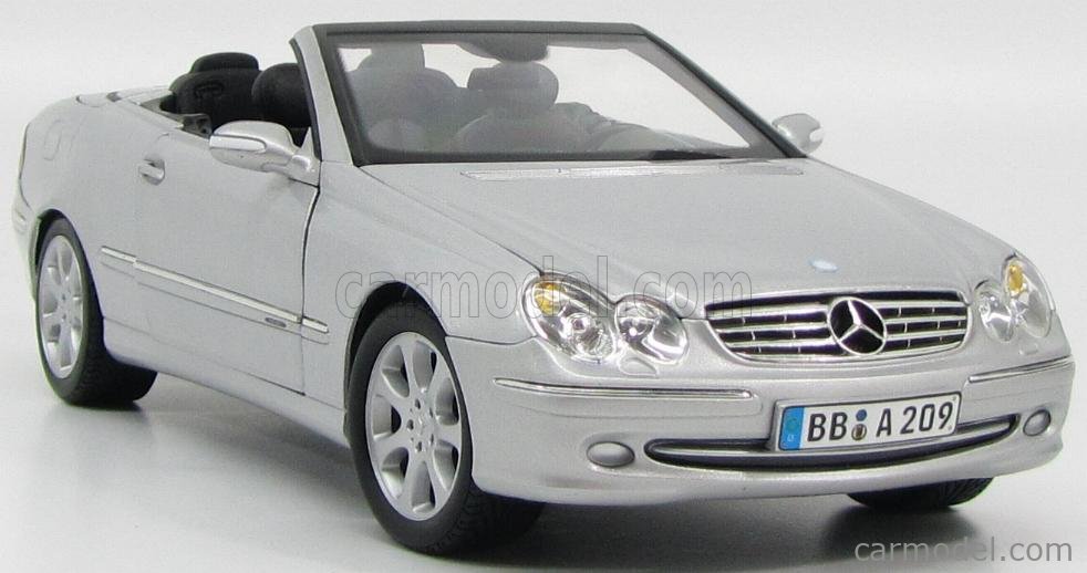 1/18 絶版 Mercedes-Benz CLK Cabriolet ベンツ Mercedes CLK 500 Cabrio Dark Blue Metallic Kyosho 1/18