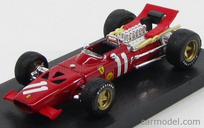 Brumm 1:43 Brumm #R303 Chris Amon Ferrari 312 F1 #11 Monaco Gp 1969 