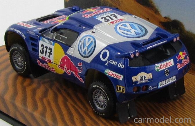 MINICHAMPS 1/43 SCALE 436 055317 VW Race Touareg 12th #317 Rally