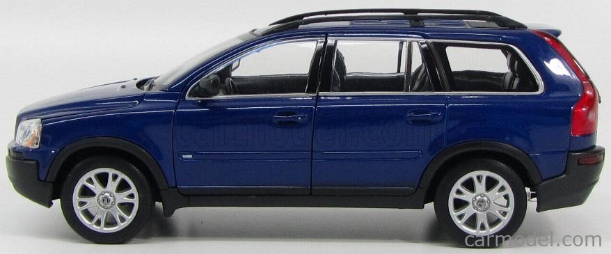 1:24 Volvo XC90 Es Se T6 D5 AWD Grau 2003 Welly 22460 Druckguss Modell 