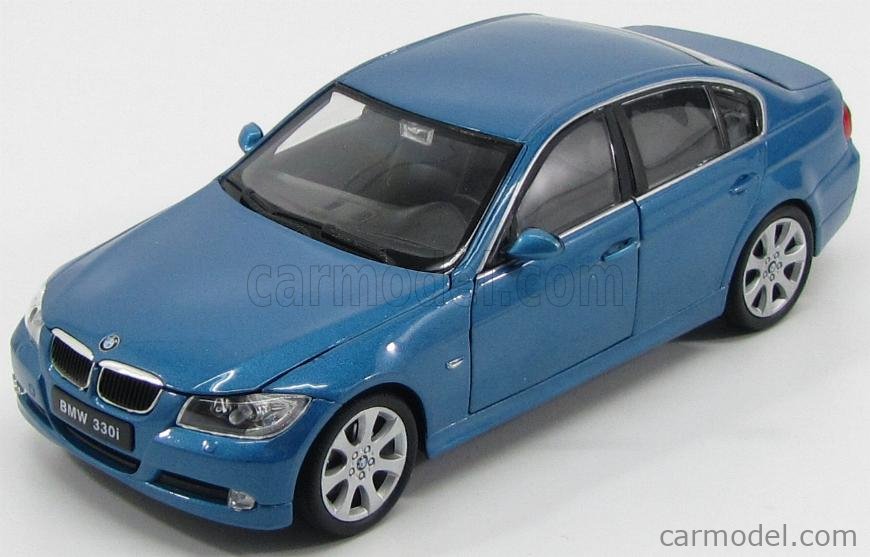 WELLY WE22465BL Scale 1/24 | BMW 3-SERIES 330i 2005 BLUE MET