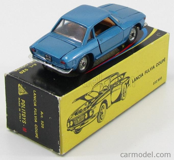 POLITOYS POLISTIL POLMS520 Escala 1/43 | LANCIA FULVIA COUPE BLUE MET