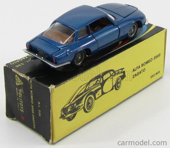 Politoys Alfa Romeo 2600 SZ - Réf 530 - Miniature Collection 1/43 - Occasion