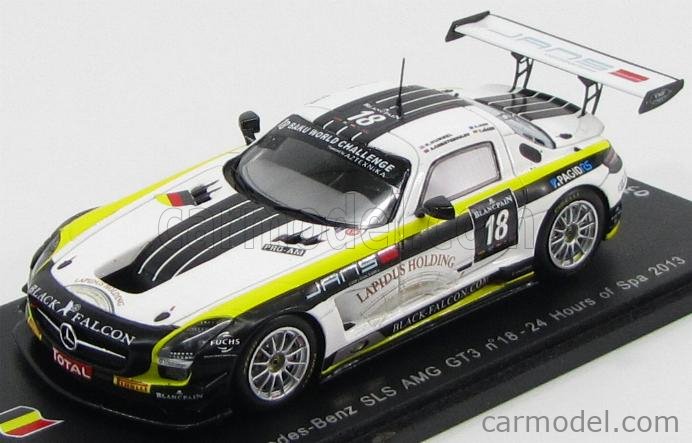 MERCEDES BENZ - SLS AMG GT3 N 18 24h SPA 2013 K.HUMMEL - S.JANS -  A.CHRISTODOULOU - T.JAGER