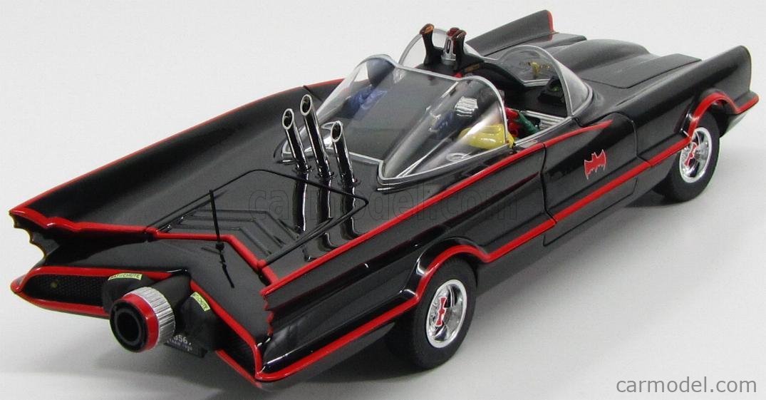 MATTEL HOT WHEELS BCJ95 Scale 1/18 | BATMAN BATMOBILE 1966 - CLASSIC TV ...