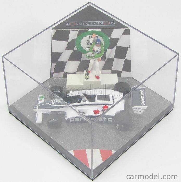 Modellino F1 Atlas 1/43 Brabham Ford BT49C Nelson Piquet Germany Gp