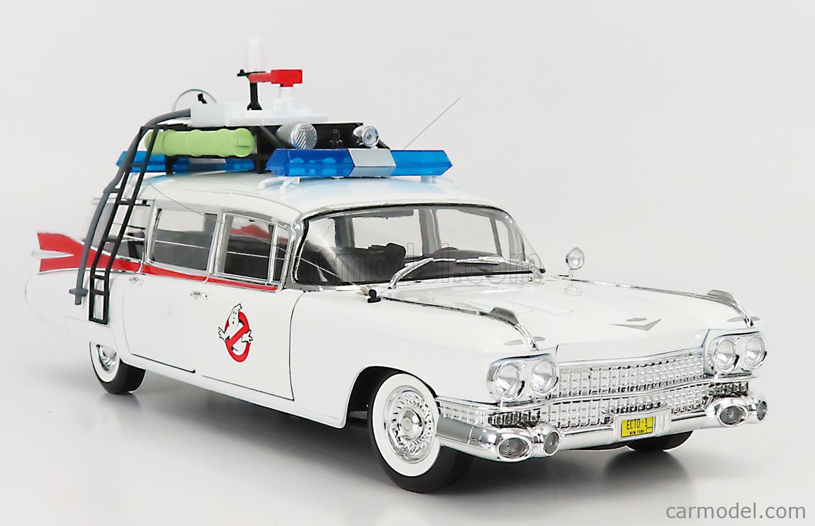 Mattel Hot Wheels Bcj Scala Cadillac Series Ecto Ghostbusters White