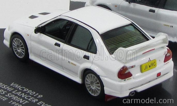 VMC99019 1/43 三菱 ランサー EVO6 ホワイト 1999 RS スプリント