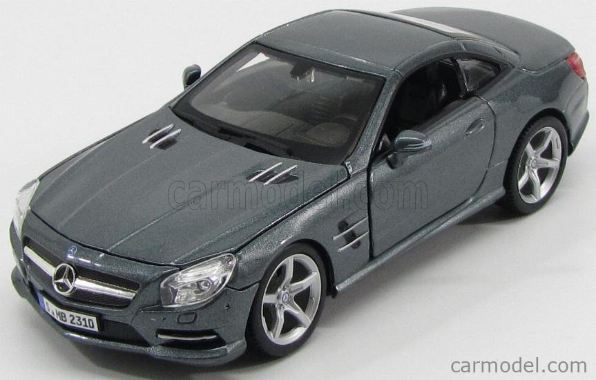 BURAGO BU21067GRY Scale 1/24 | MERCEDES BENZ SL-CLASS SL500 SPIDER ...