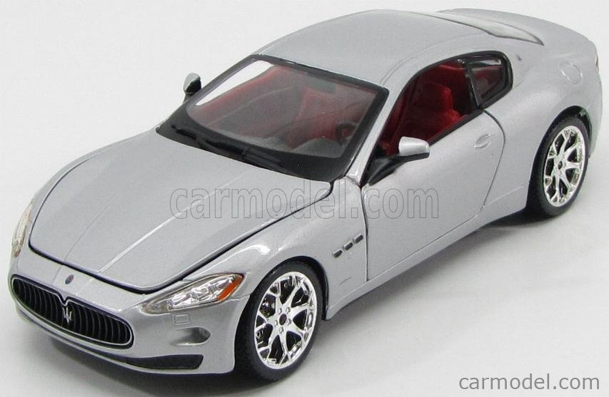 BURAGO BU22107S Scale 1/24 | MASERATI GRANTURISMO 2008 SILVER