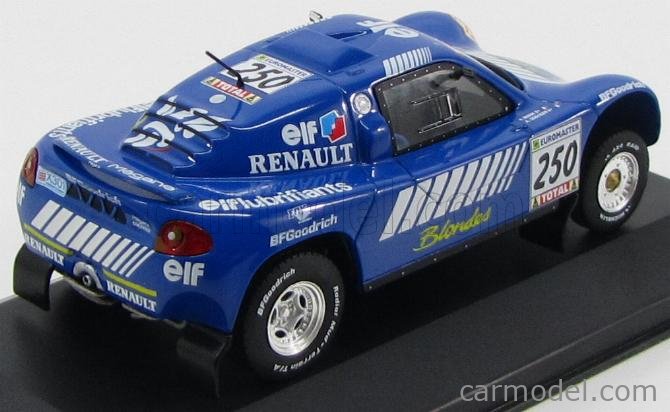 IXO 1/43 Megane Schlesser N°250 – Dakar 2000 Version Sable (Très Bon état + Boîte)