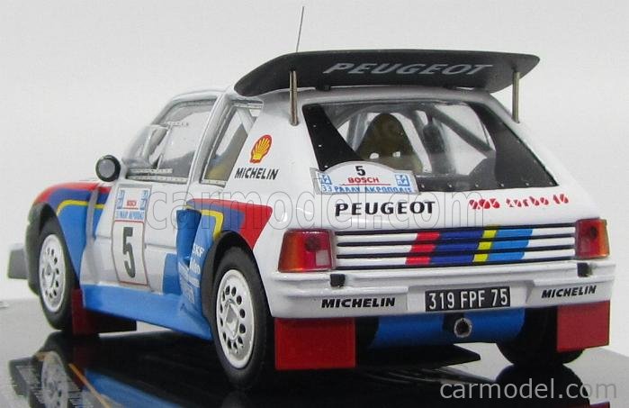 PEUGEOT 205 TURBO 16 Evo2 Tour De Corse 1986 Michele Mouton Exclusivite