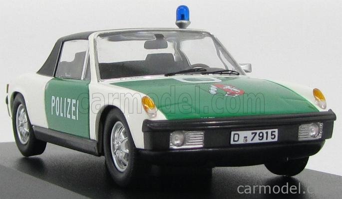 rot 1:43 limitiert 1000stk Schuco Porsche 914/6 Ons 207 Polizei ?