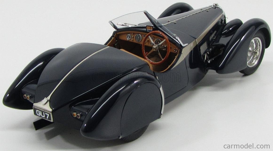CMC M106 Scale 1/18 | BUGATTI 57SC CORSICA ROADSTER 1938 BLUE