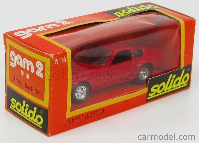 Solido 1/43 Scale Ferrari Daytona Le Mans No 16 White Color w/box READ