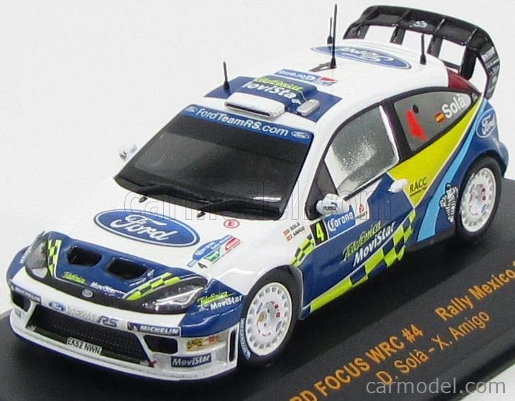 IXO-MODELS RAM185 Scale 1/43 | FORD ENGLAND FOCUS WRC N 4 RALLY MEXICO ...