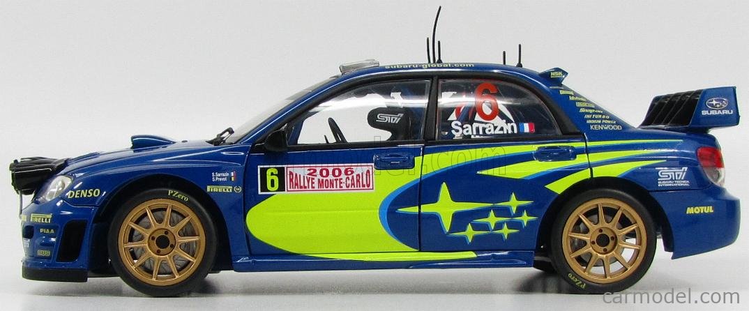 SUN-STAR 4382 Scale 1/18 | SUBARU IMPREZA WRC N 6 (NIGHT