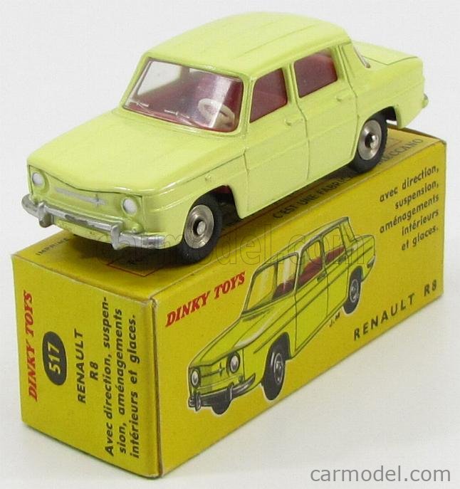 Miniature Dinky Toys Renault 8 N°517 - Années 60 (1/43) - Occasion Pour Restauration