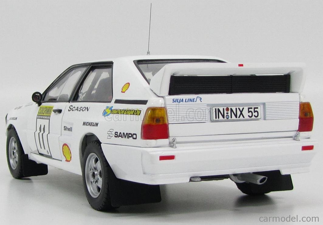 Trofeu Miniature Audi Quattro 1000 Lakes 1985 N°11 - Échelle 1/43 - Résine