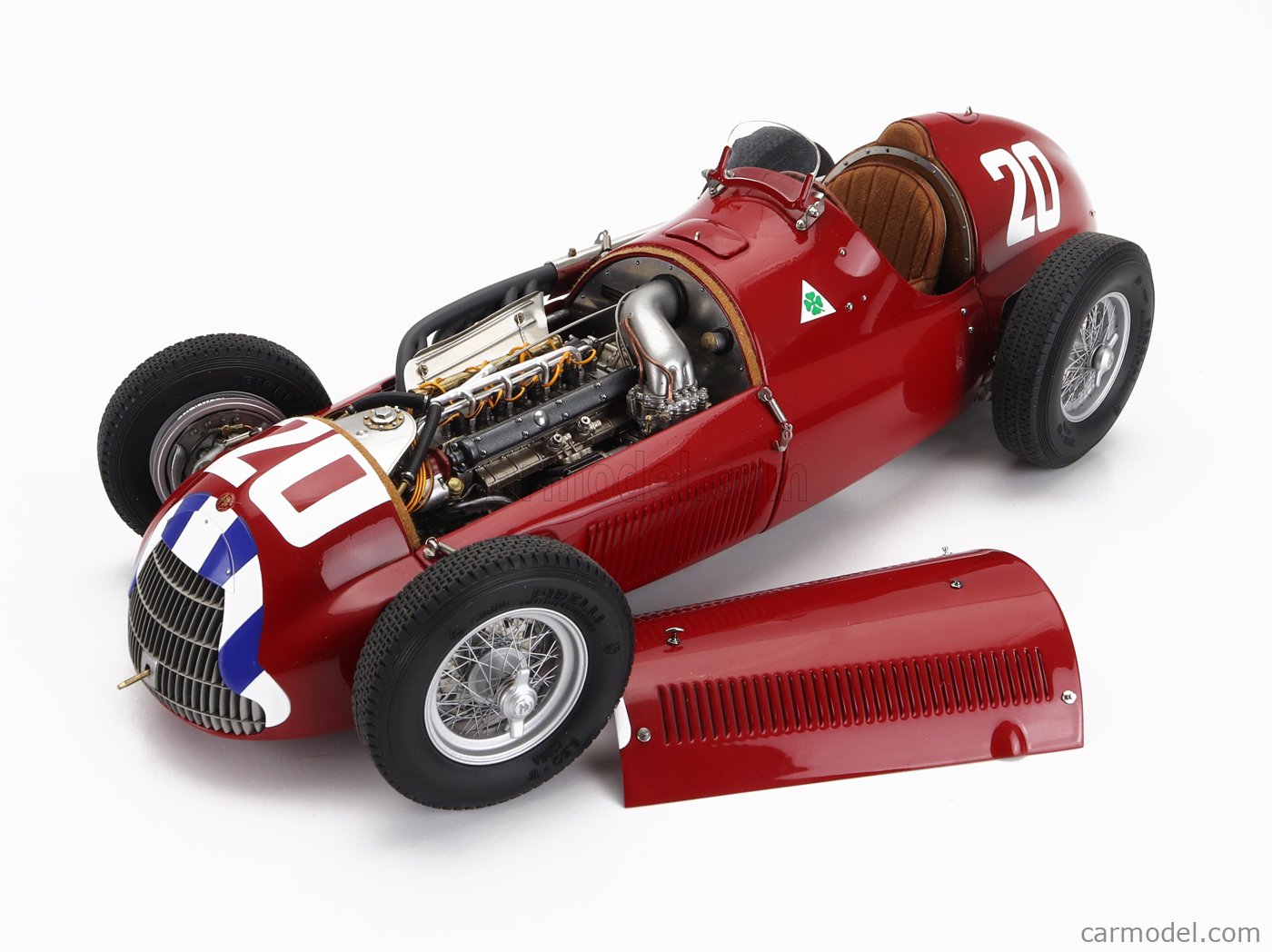 EXOTO EXO97240B Scala 1/18 | ALFA ROMEO F1 ALFETTA 159 N 20 3rd SPAIN GP  1951 GIUSEPPE (NINO) FARINA RED